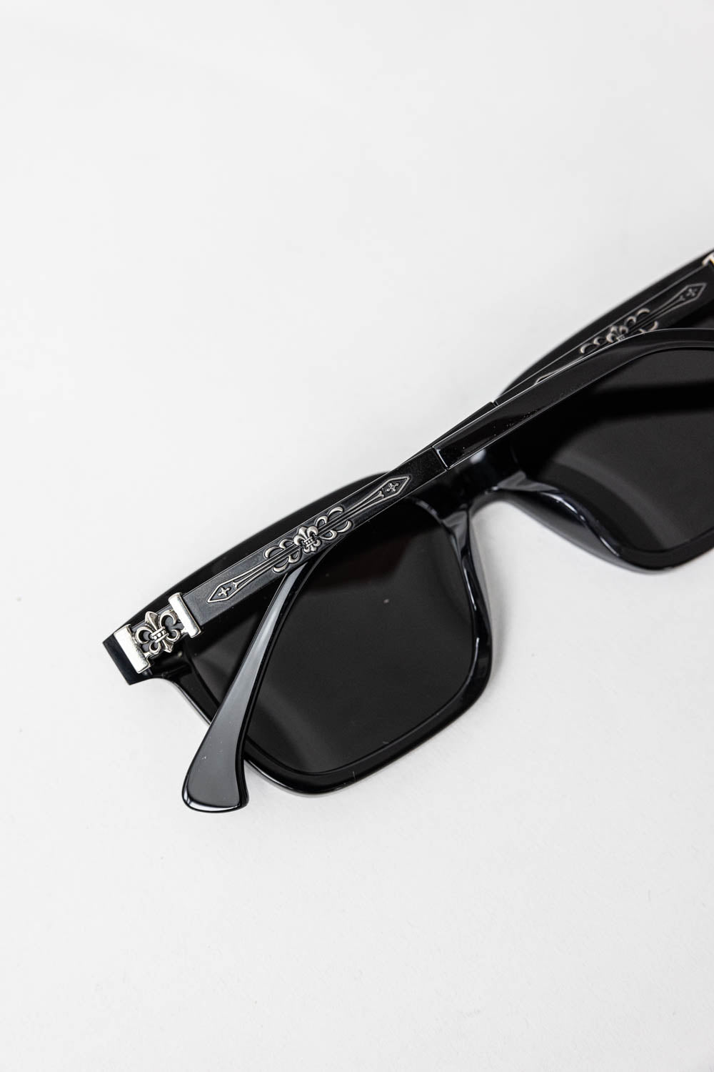 Chrome Hearts Fleur De Lis Sunglasses Black