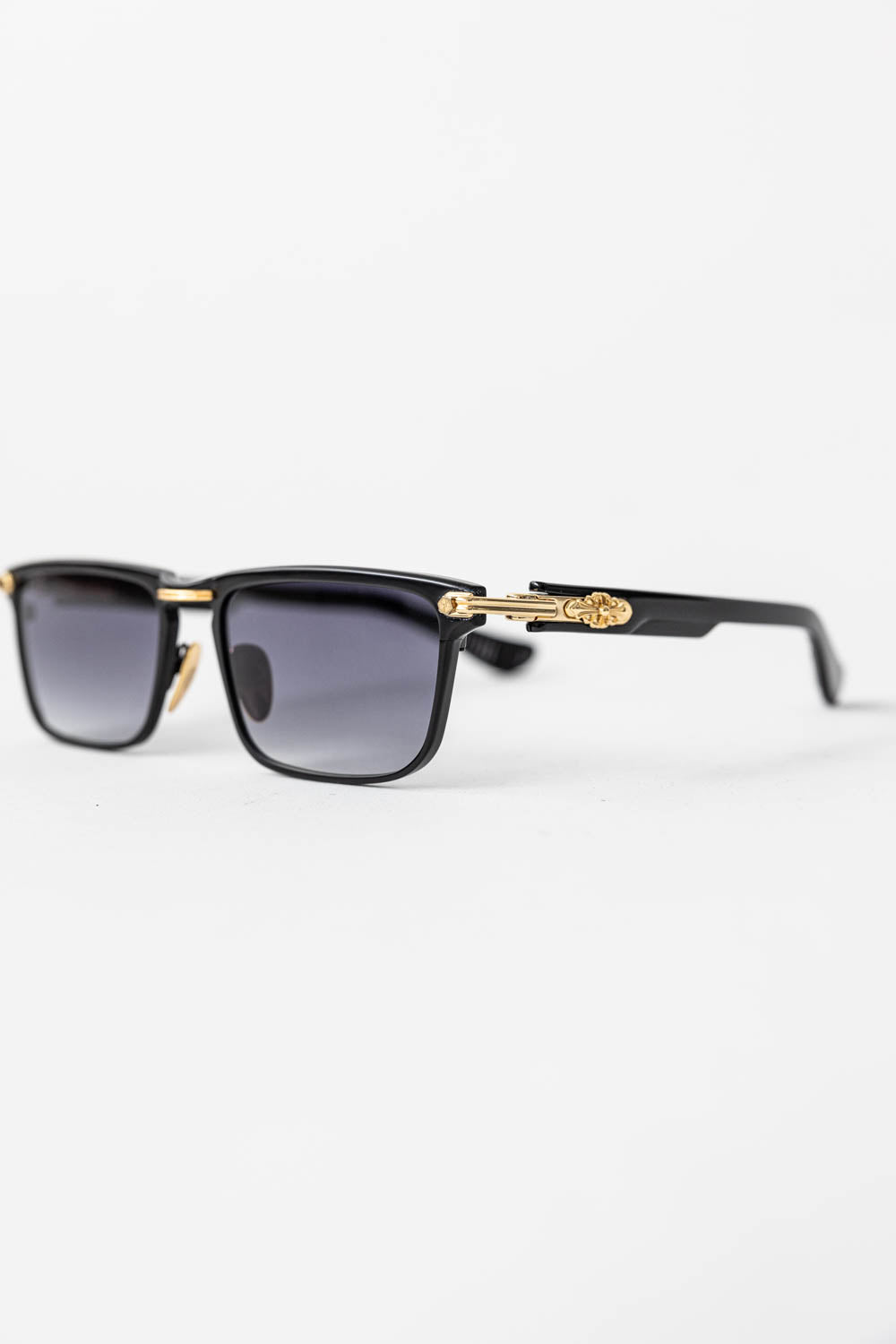 Chrome Hearts Cross Gold Sunglasses Noir