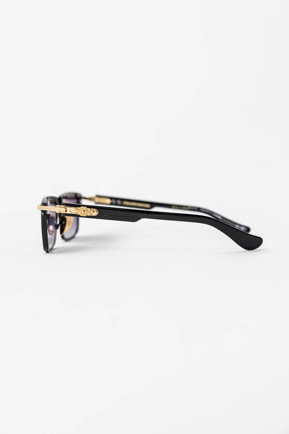 Chrome Hearts Cross Gold Sunglasses Noir