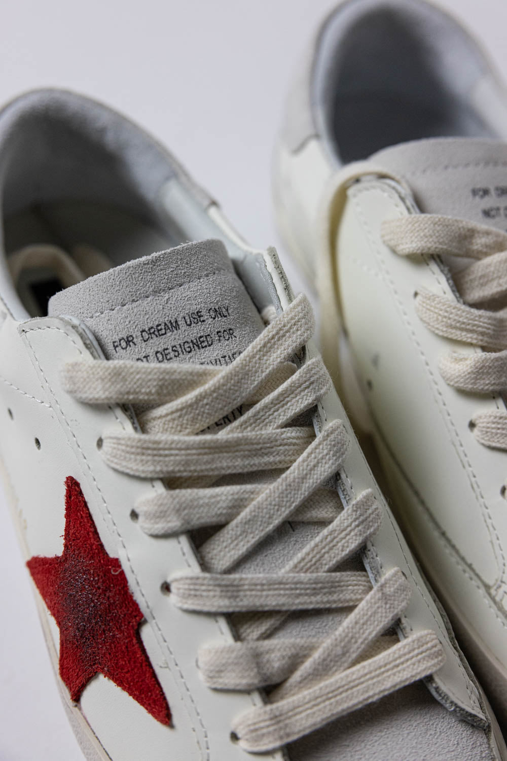 GOLDEN GOOSE Superstar distressed leather and suede sneakers