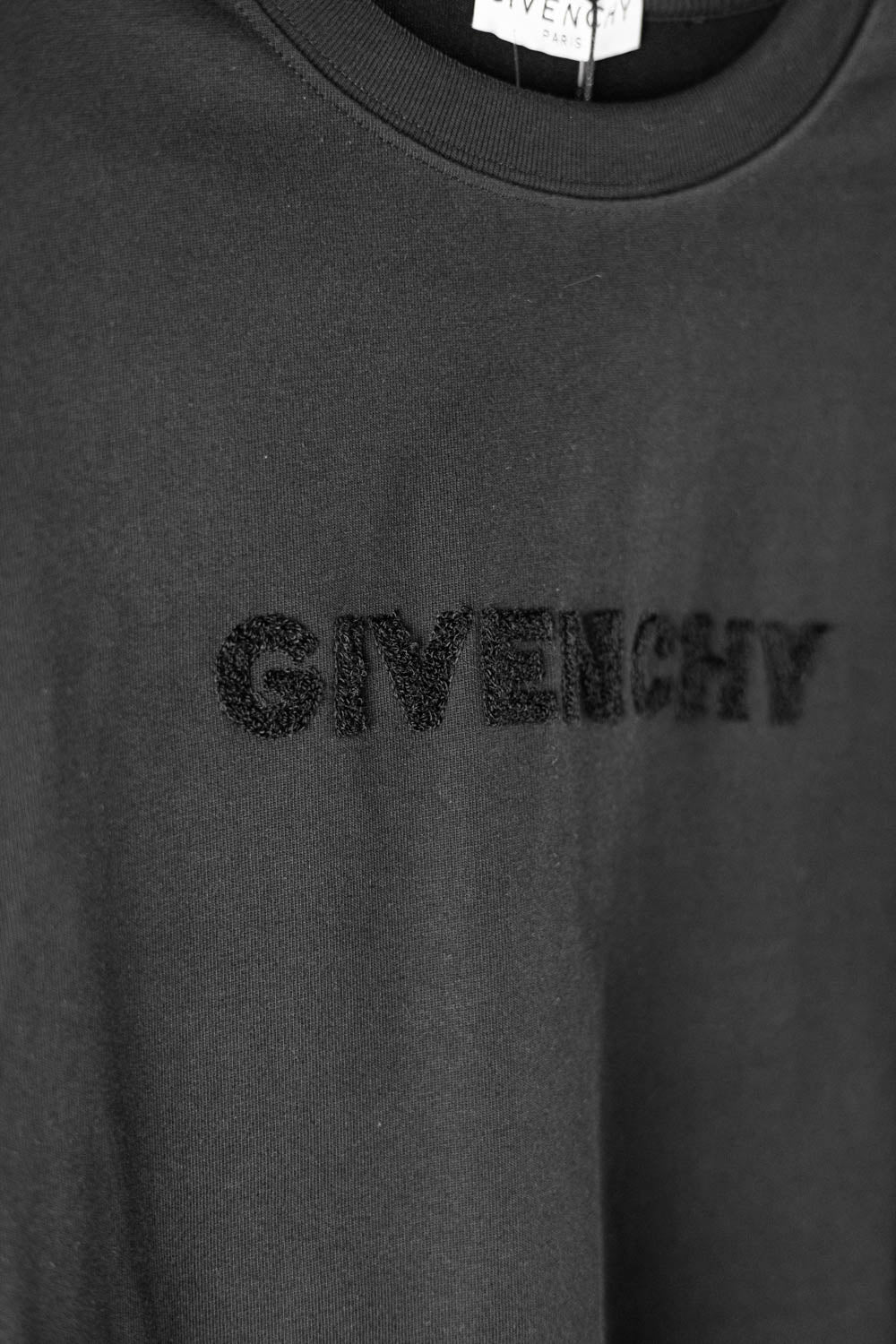 Givenchy Embroidered Logo T-Shirt Black