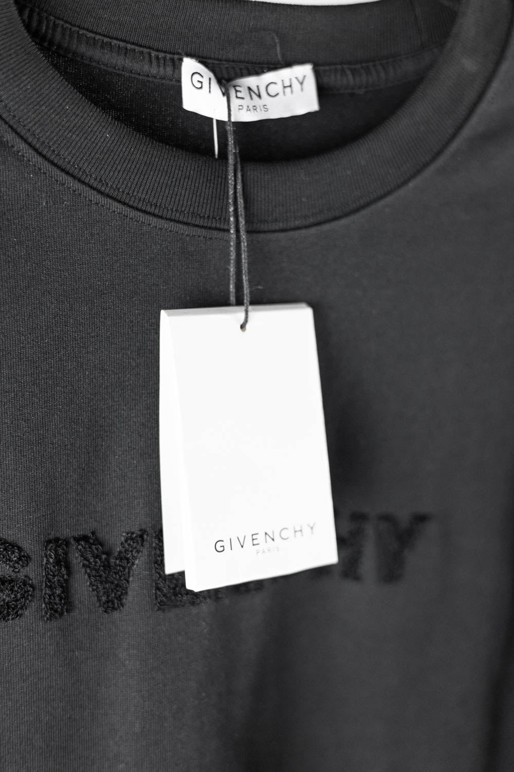 Givenchy Embroidered Logo T-Shirt Black