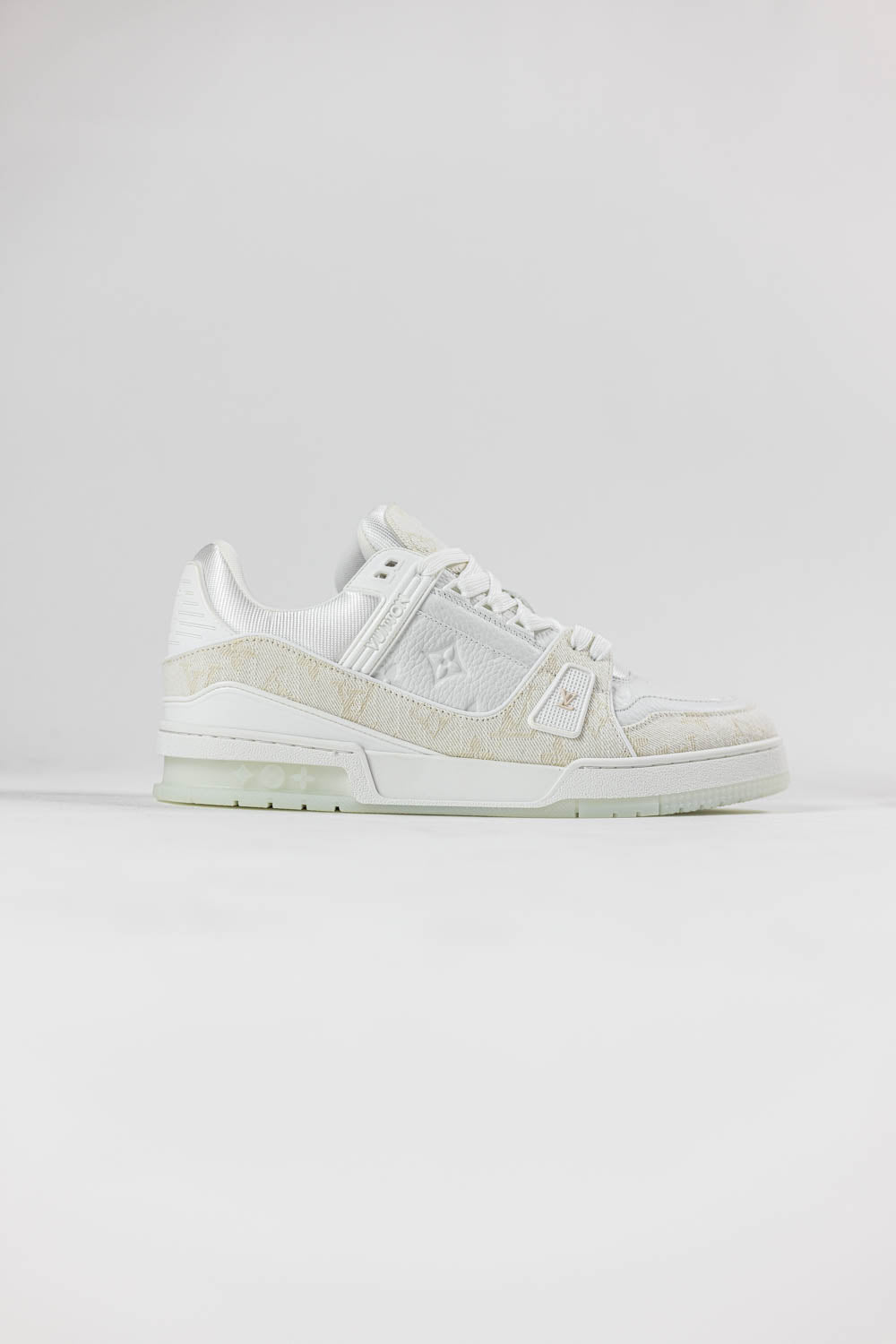 Louis Vuitton LV Trainer Beige Monogram Demin