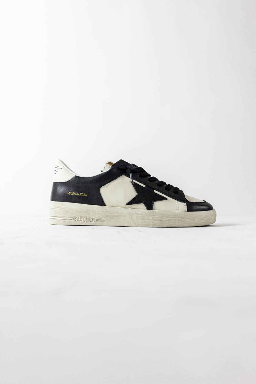 Golden Goose Stardan for men in white and black leather