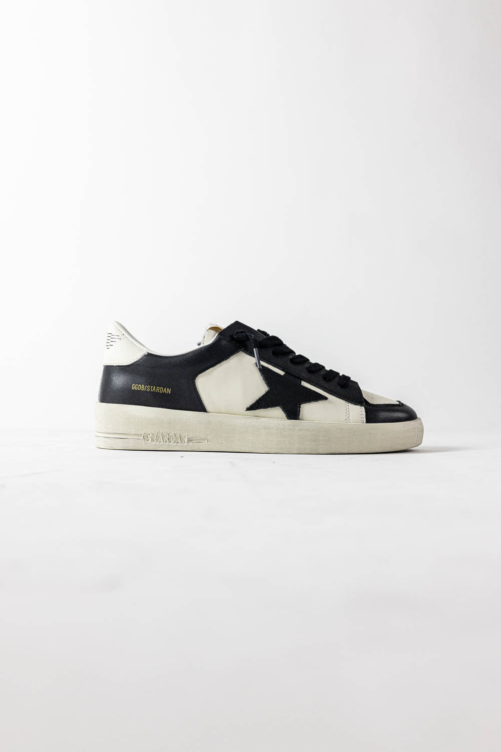 Golden Goose Stardan for men in white and black leather