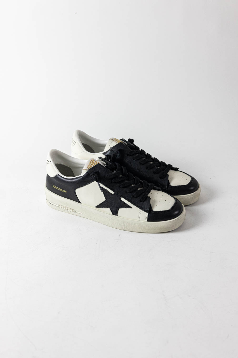 Golden Goose Stardan for men in white and black leather