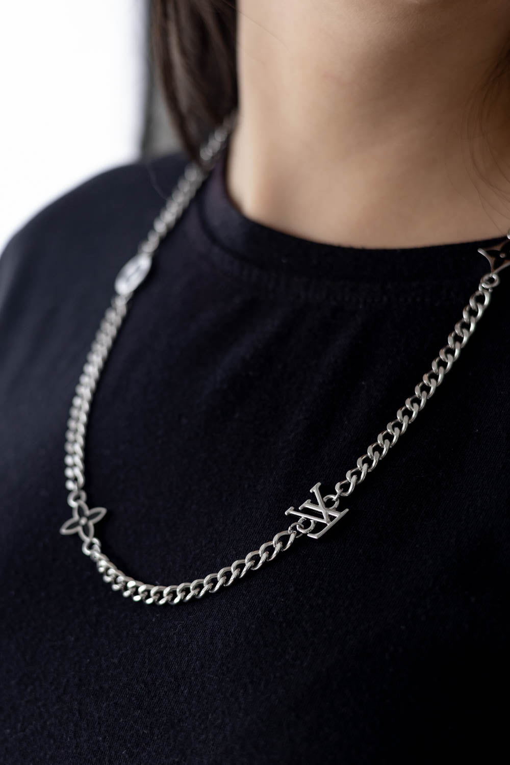 Louis Vuitton Monogram Row Necklace