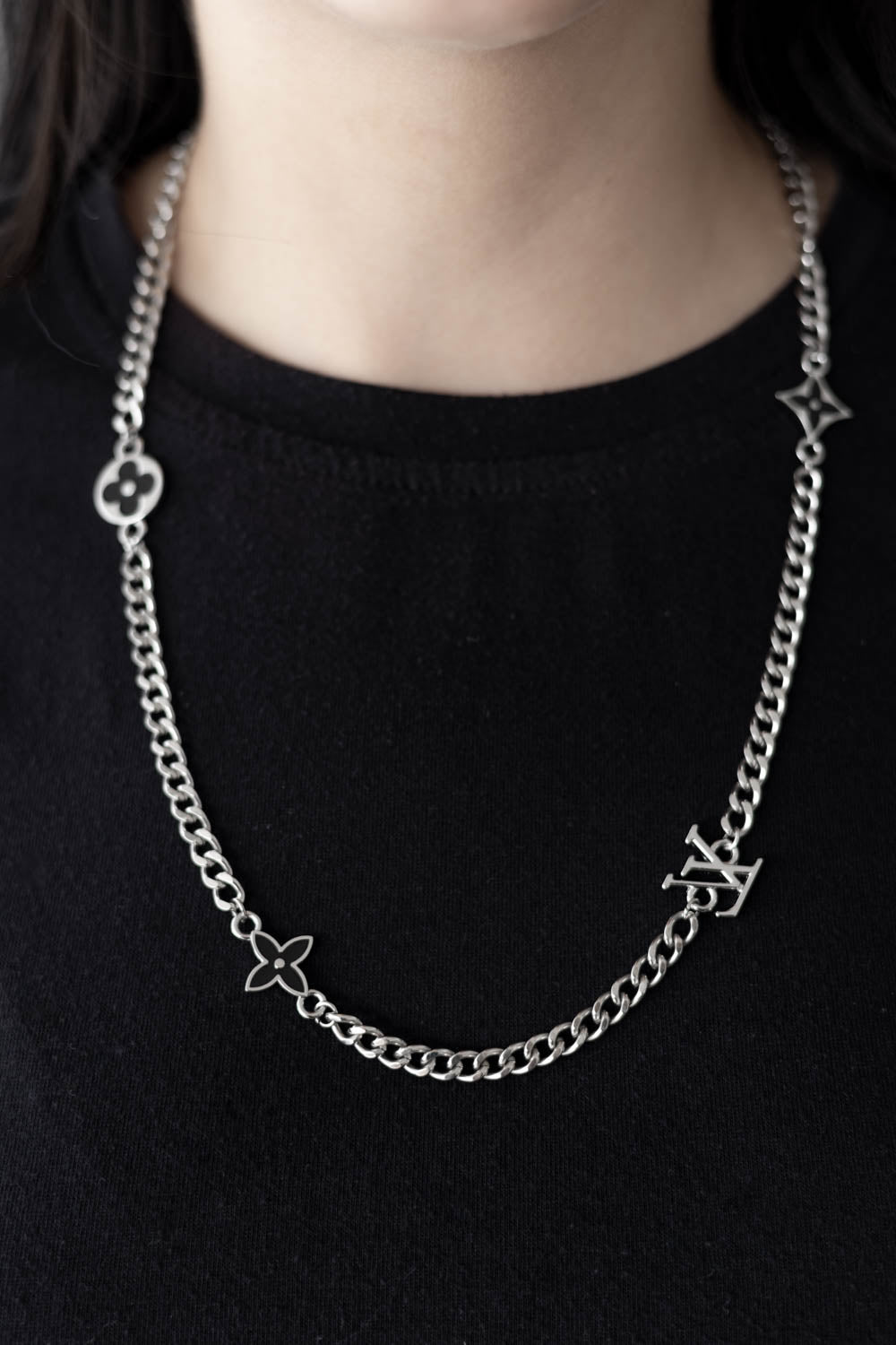 Louis Vuitton Monogram Row Necklace