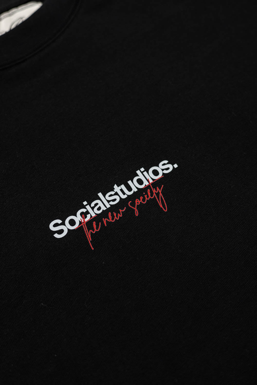 Social Studio SS25 T-Shirt 'New Society' Black