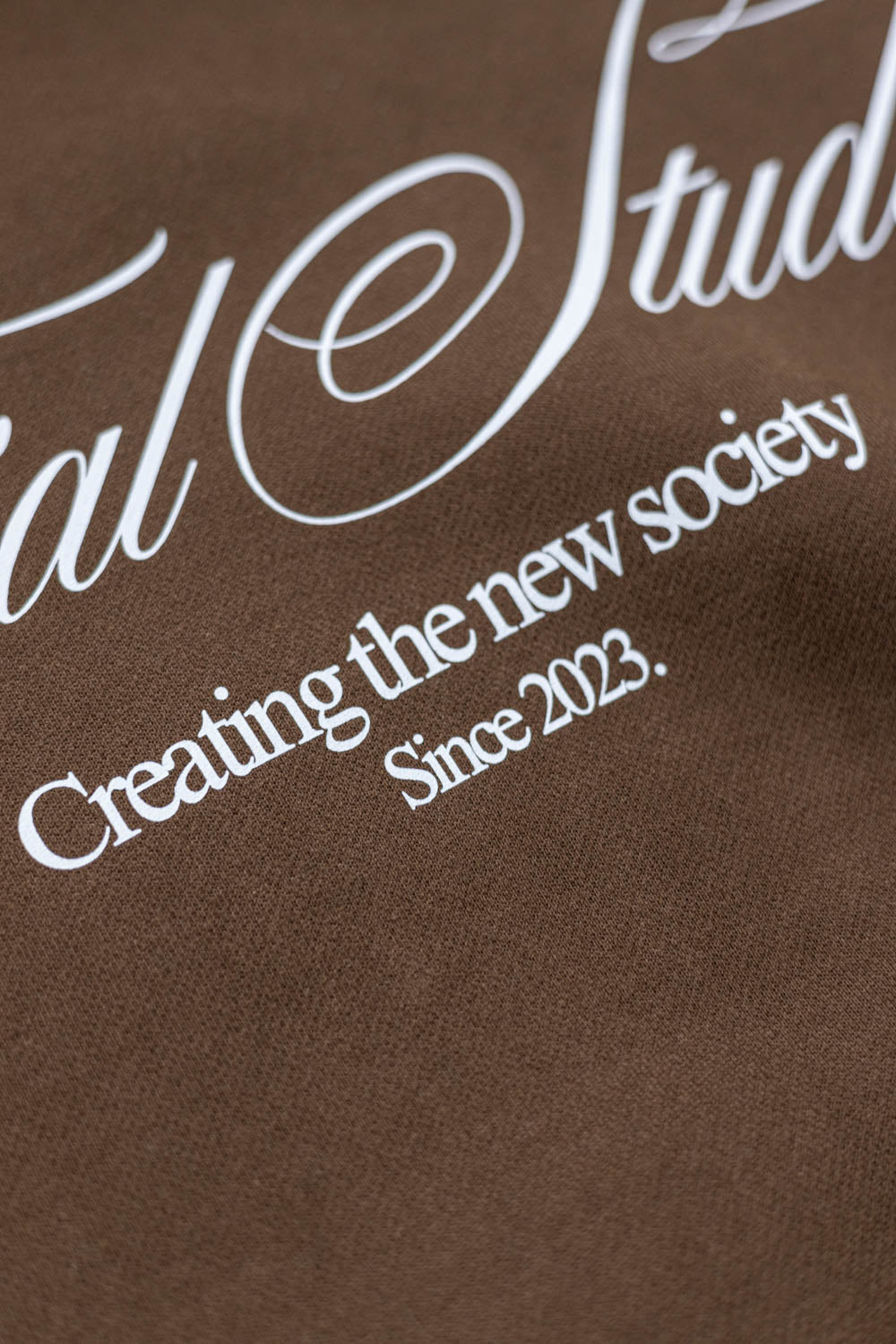 Social Studio SS25 Hoodie Brown