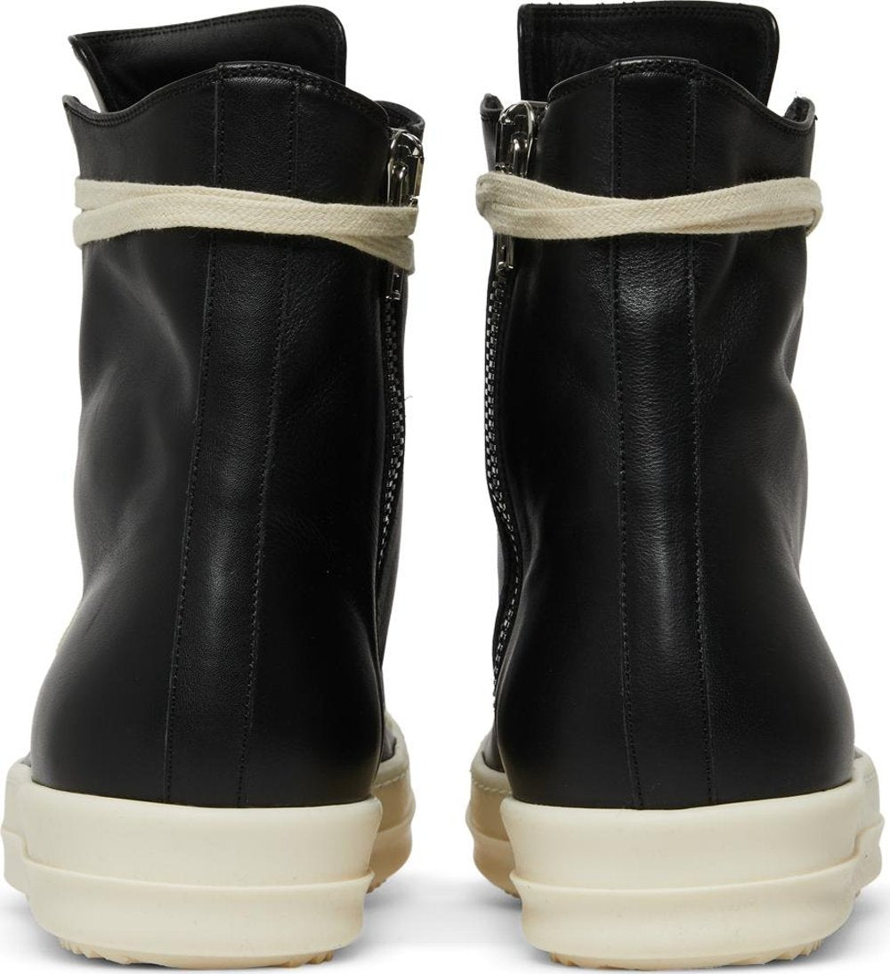 Rick Owens Strobe Leather High 'Black Milk'
