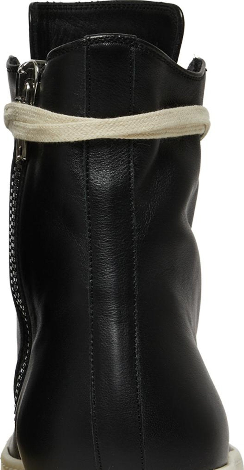 Rick Owens Strobe Leather High 'Black Milk'
