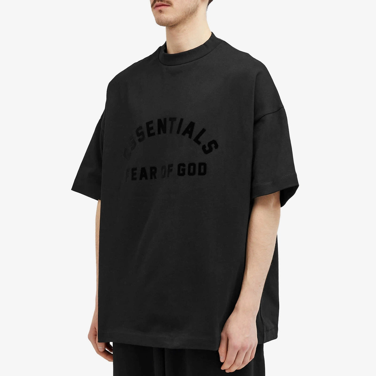 Fear of God Essentials Arch Logo Tee Jet Black