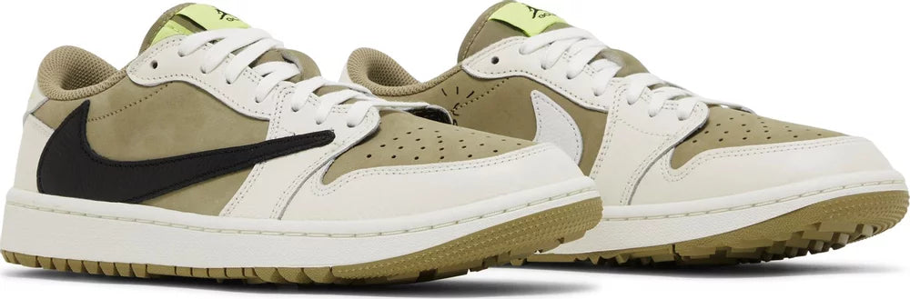 Travis Scott x n 1 Low Golf 'Neutral Olive'Air Jordan