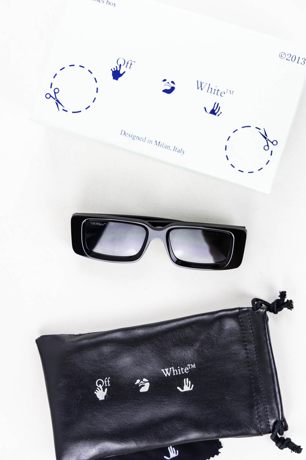 Off-White Arthur rectangle-frame sunglasses