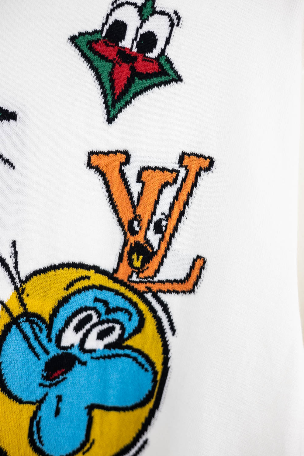 Monogram Comics Intarsia Short-Sleeved Crewneck | LOUIS VUITTON