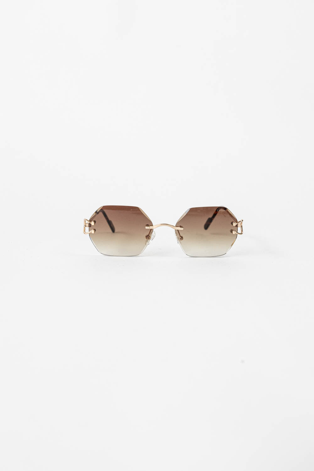 SIGNATURE C DE CARTIER SUNGLASSES / Havanna - Gold