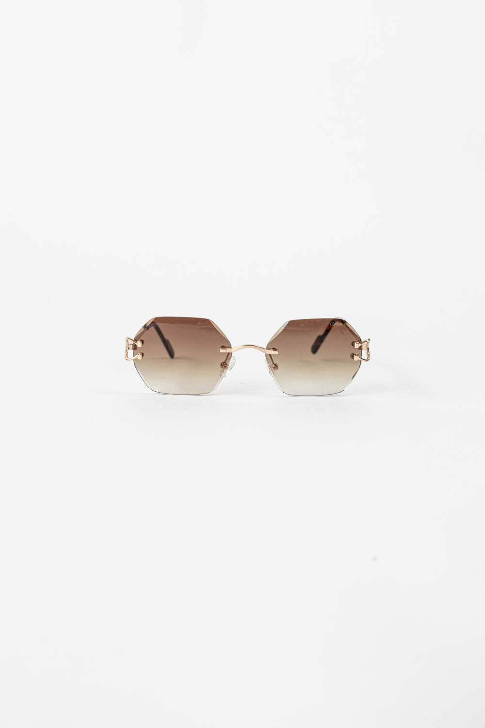 SIGNATURE C DE CARTIER SUNGLASSES / Havanna - Gold