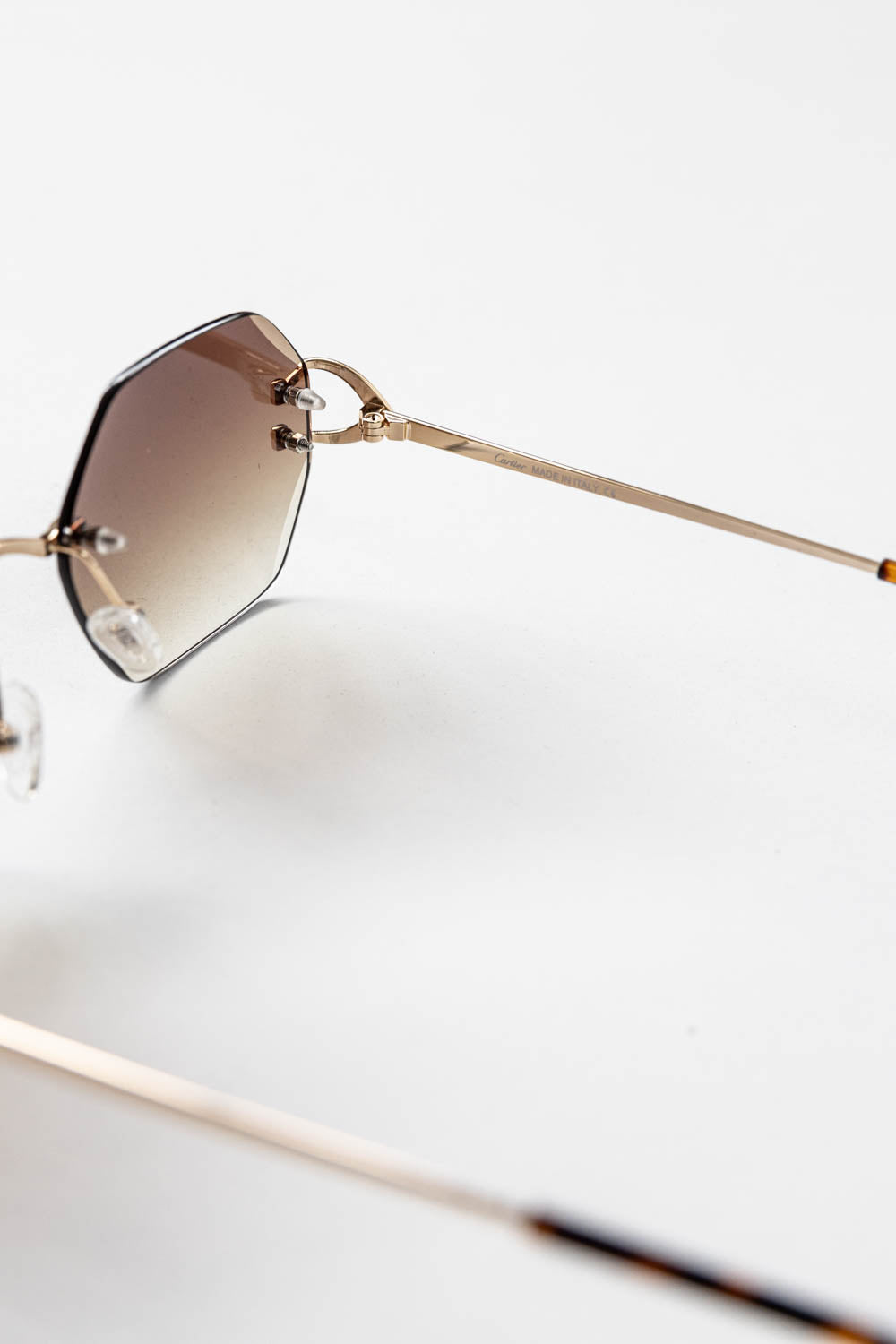 SIGNATURE C DE CARTIER SUNGLASSES / Havanna - Gold