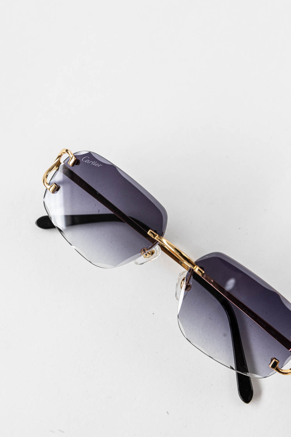 SIGNATURE C DE CARTIER SUNGLASSES / Smog - Gold
