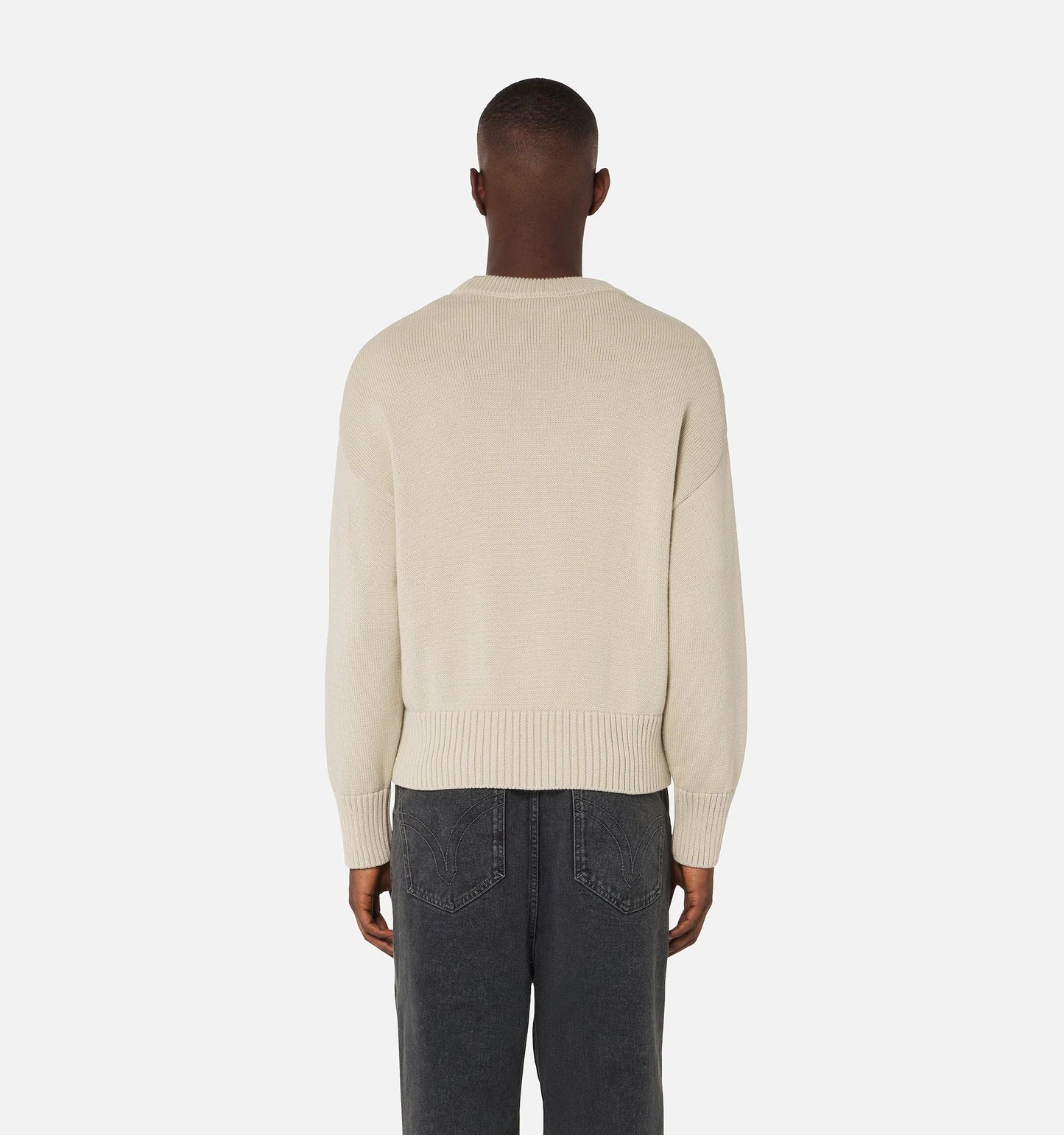 Ami De Coeur Crewneck Sweater Beige