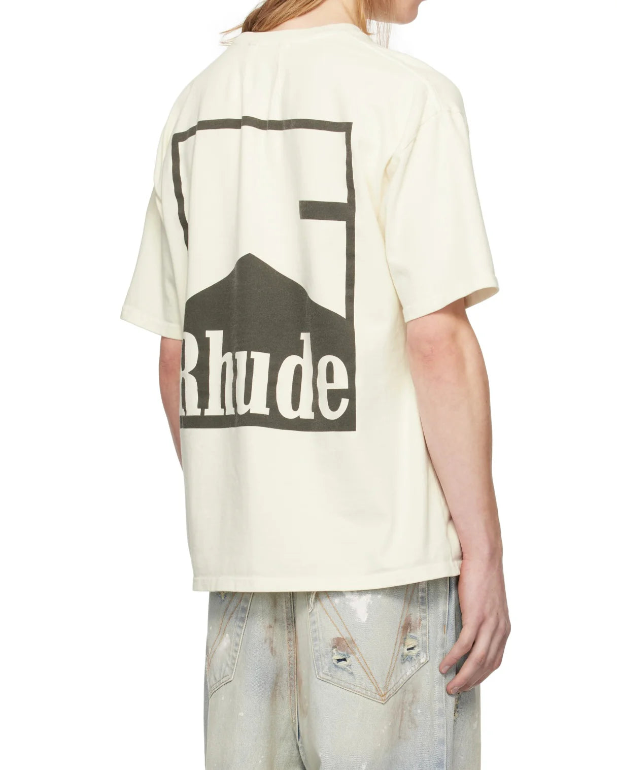 RHUDE Chevron T-Shirt White
