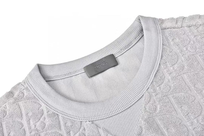 DIOR Oversized Oblique Grey T-Shirt