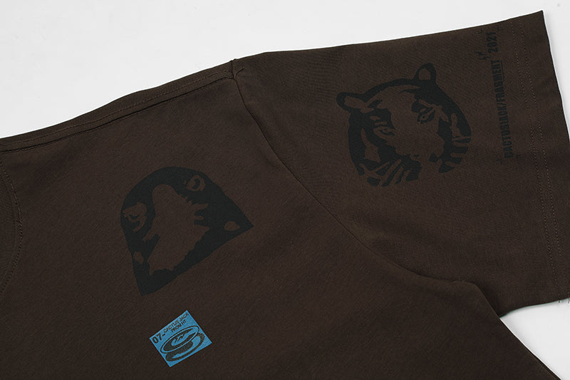 Travis Scott Cactus Jack For Fragment Hiroshi T Shirt Brown Pepper