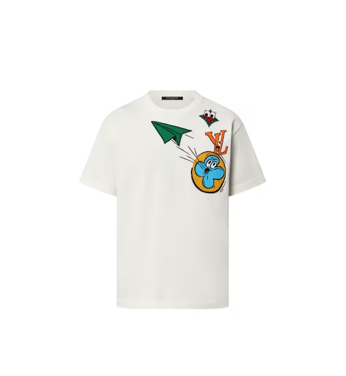 Monogram Comics Intarsia Short-Sleeved Crewneck | LOUIS VUITTON