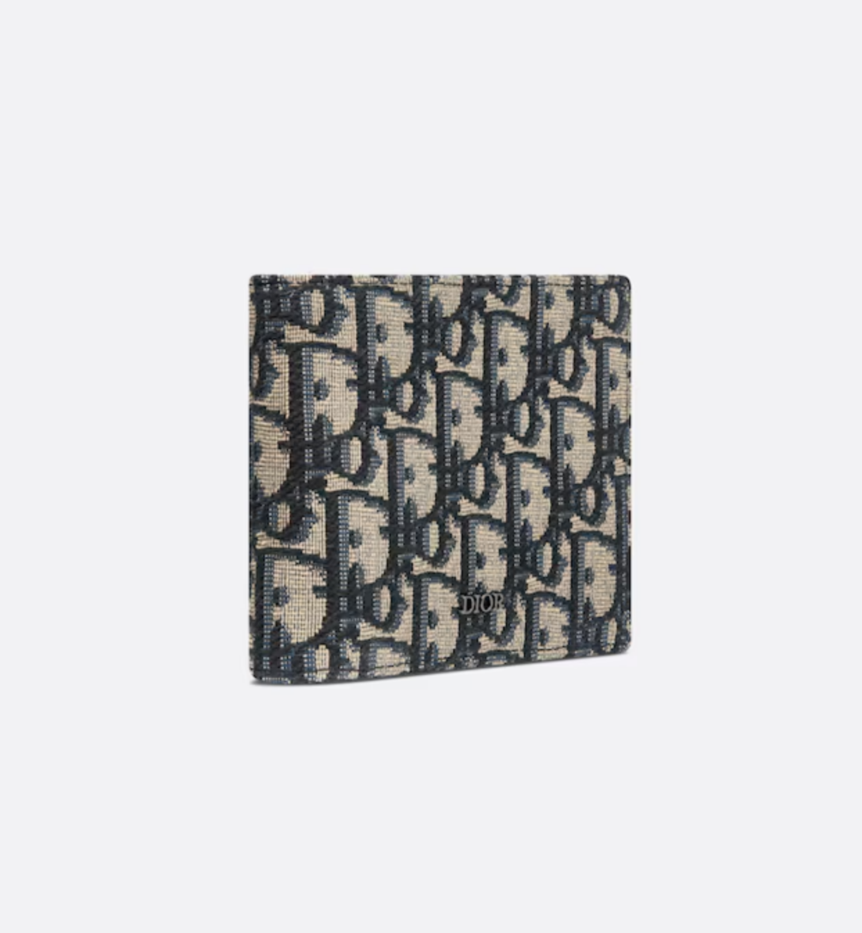 Dior Oblique Jacquard Wallet Beige and Black