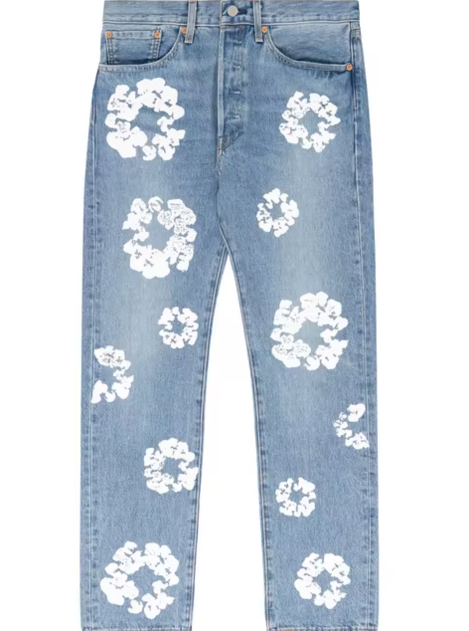 Denim Tears The Cotton Wreath Jean Light Wash