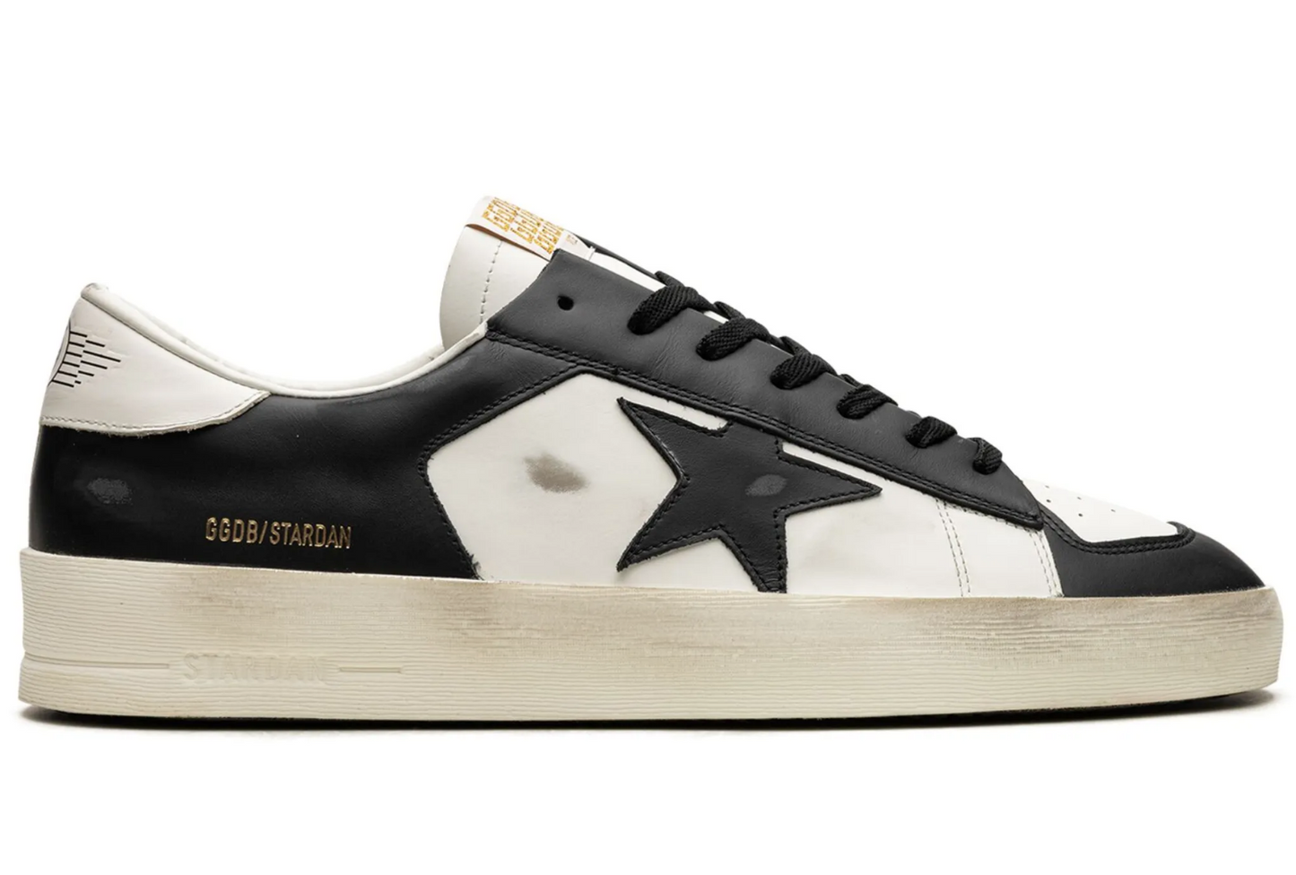 Golden Goose Stardan for men in white and black leather