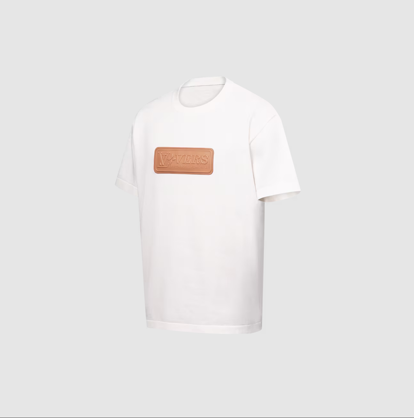 Louis Vuitton VVN Patch Short-Sleeved Cotton Crewneck White