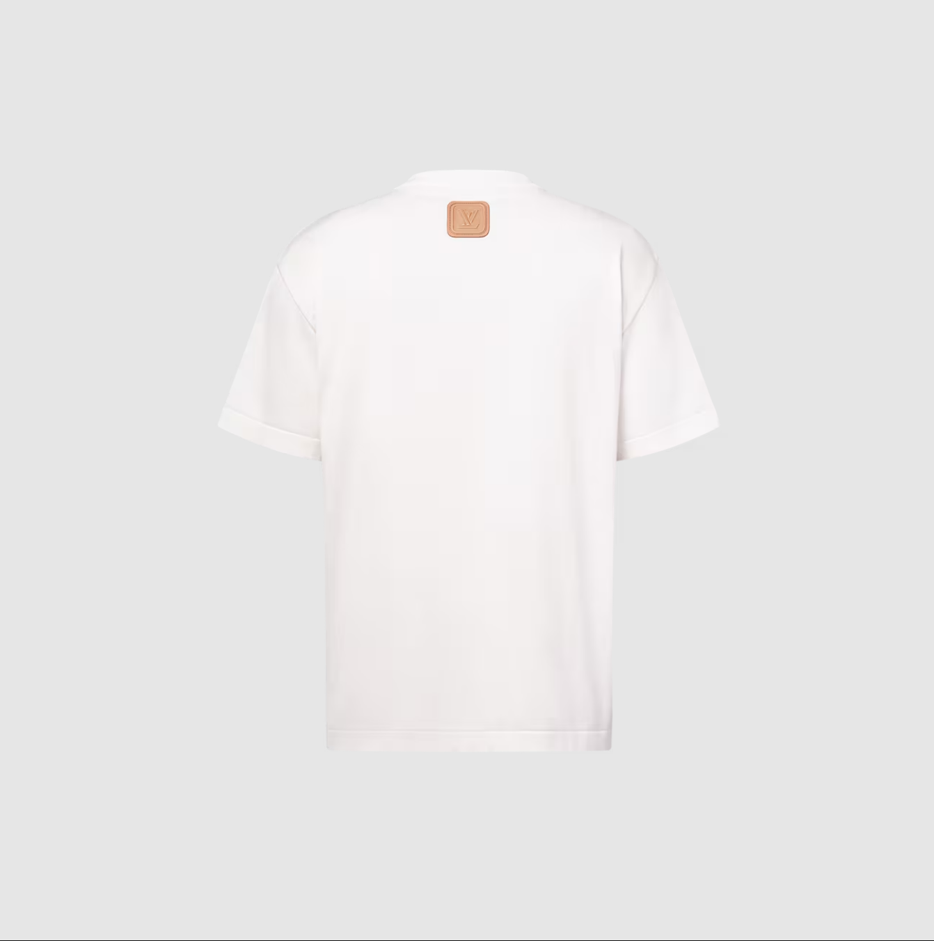 Louis Vuitton VVN Patch Short-Sleeved Cotton Crewneck White