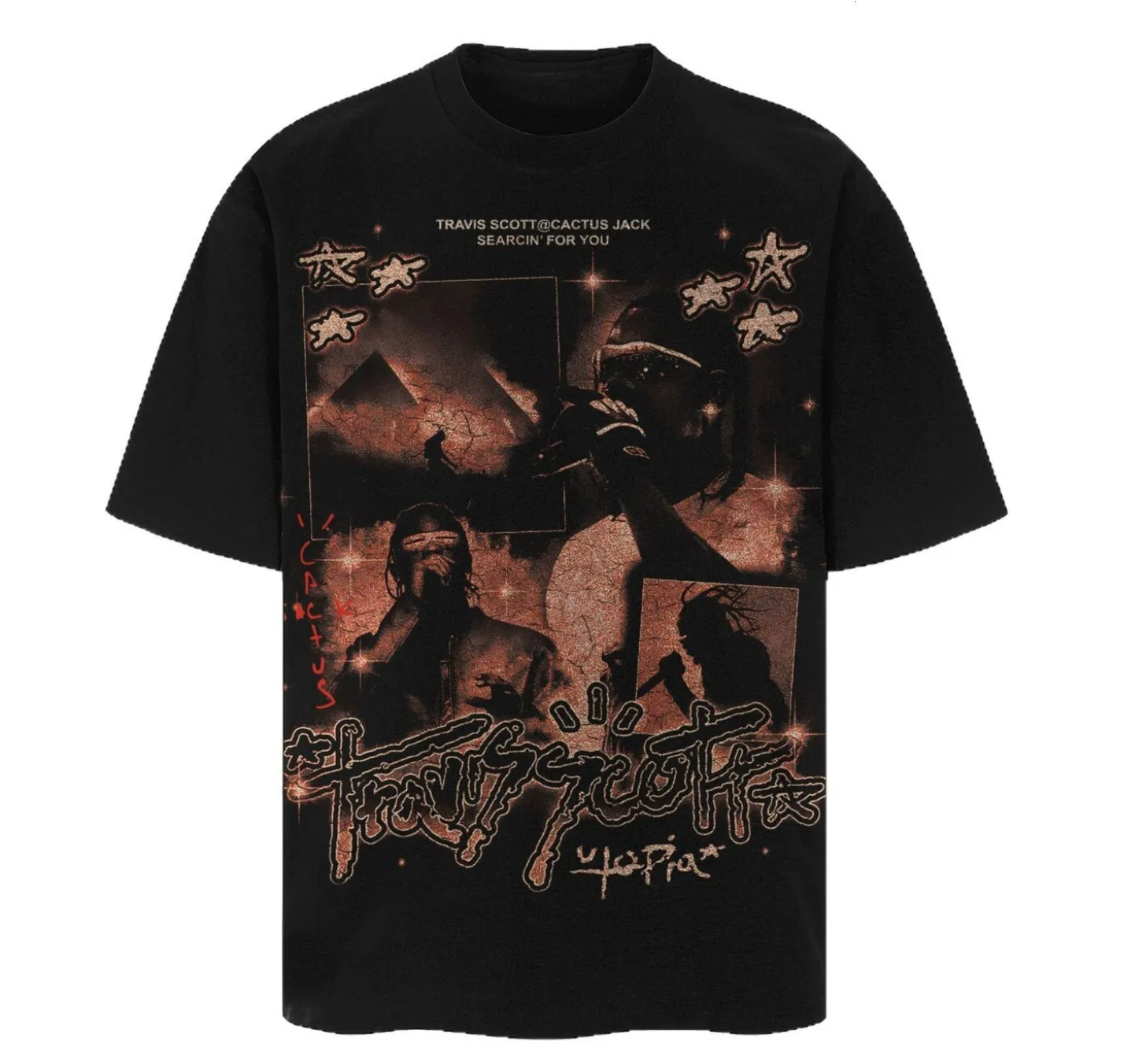 Travis Scott Utopia T Shirt Black