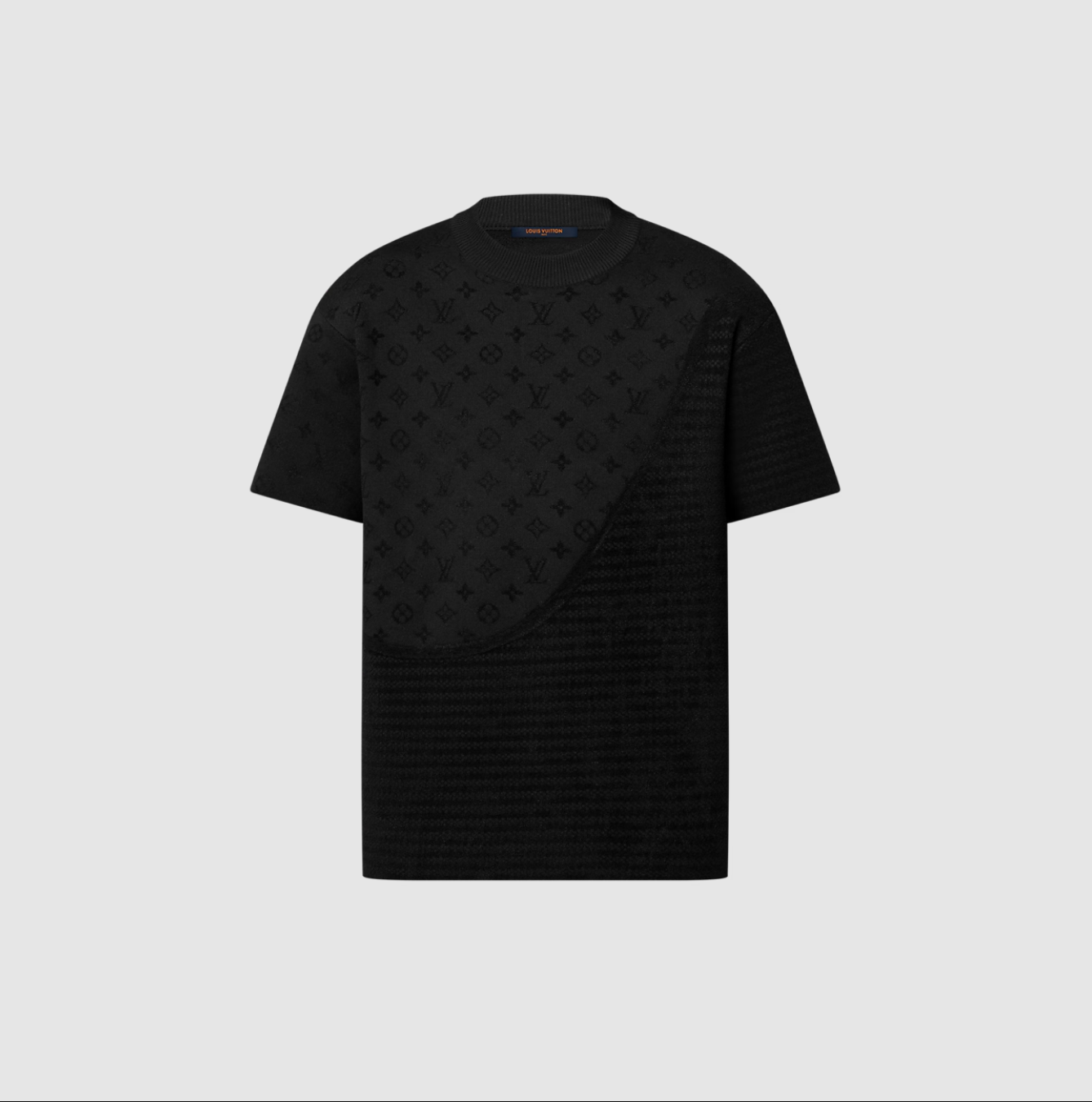 Louis Vuitton Graphic Jacquard Short-Sleeved Crewneck