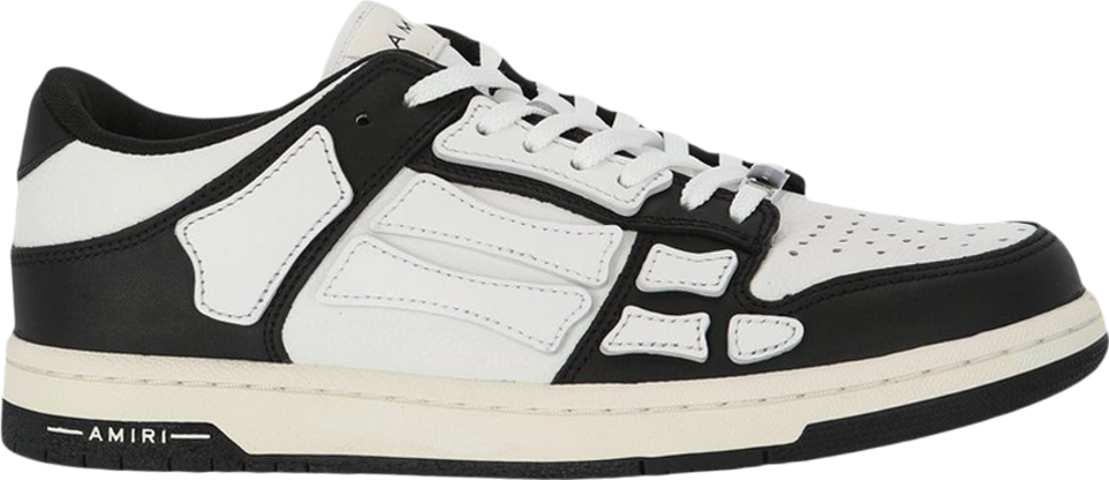 Amiri Skel Top Low 'White Black'