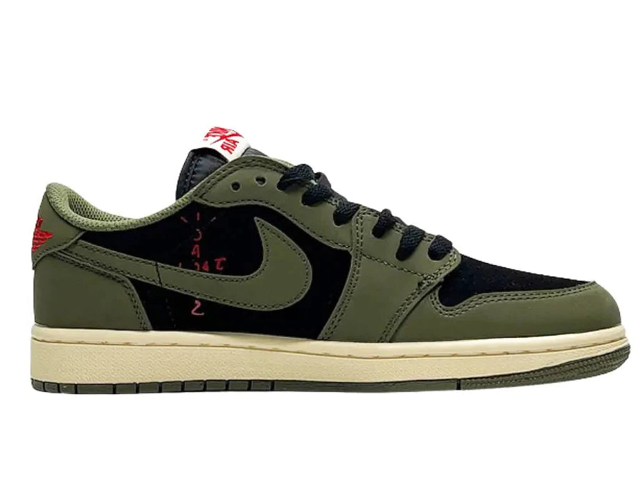 Travis Scott x Air Jordan 1 Low OG Black Olive
