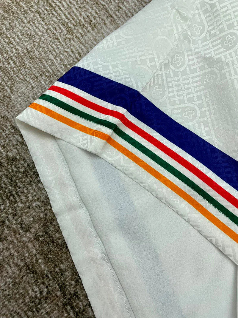 CASABLANCA Tennis Club IconSilk Set Shirt+Short