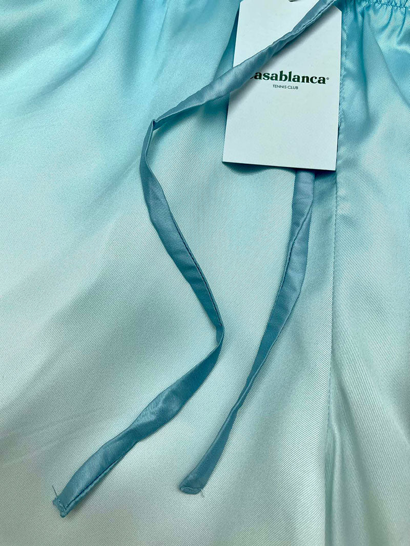 CASABLANCA Cuban Collar Silk Sleeve Casa Sport Set Shirt+Short