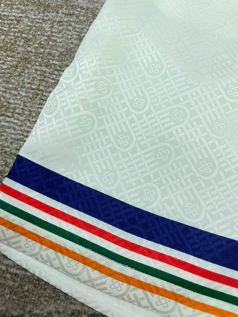 CASABLANCA Tennis Club IconSilk Set Shirt+Short