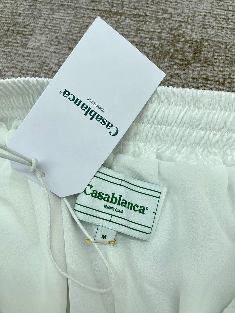 CASABLANCA Tennis Club IconSilk Set Shirt+Short
