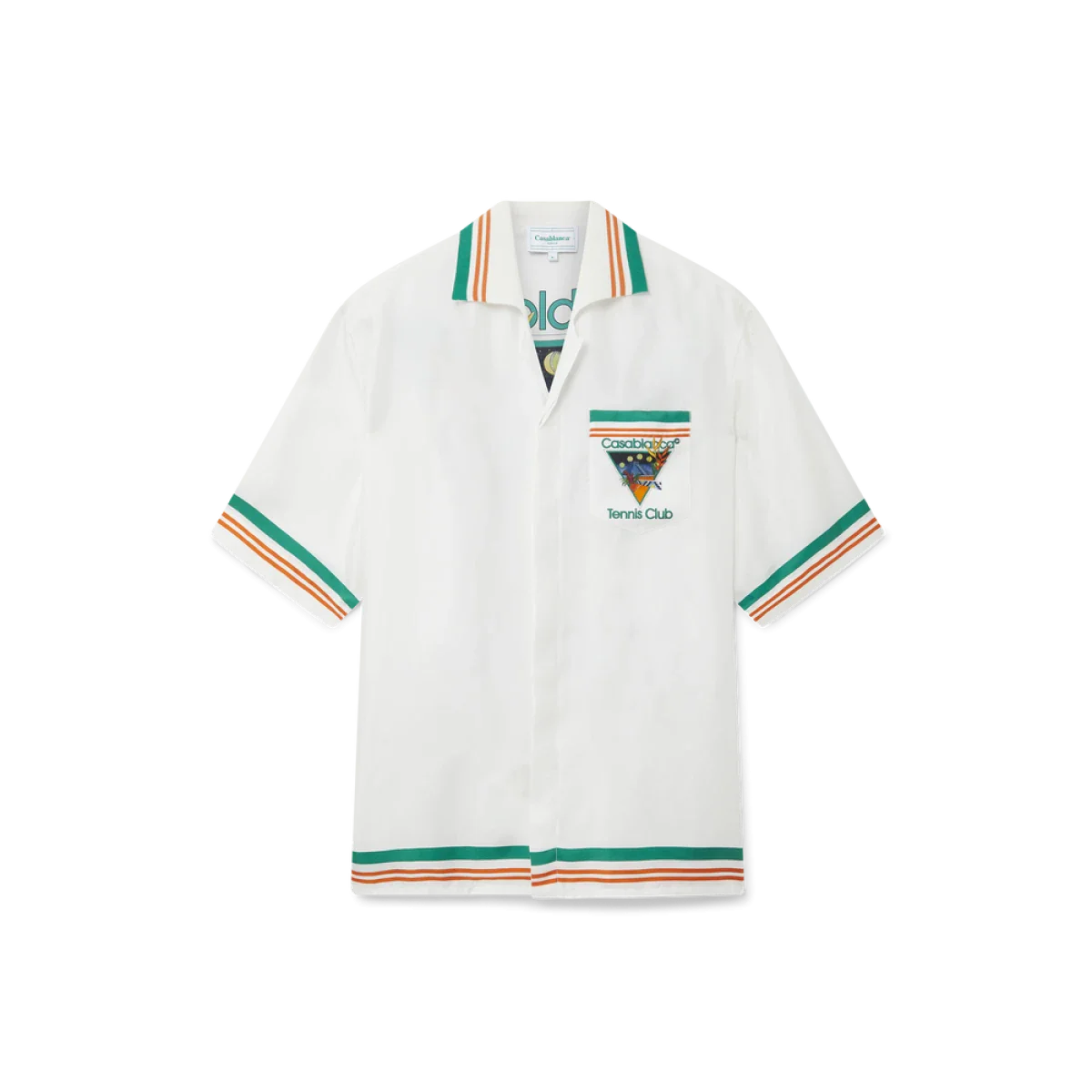CASABLANCA TENNIS CLUB ICON SHIRT WHITE