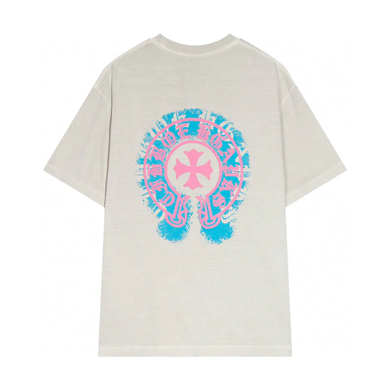 Chrome Hearts - CH Logo Neon T Shirt White