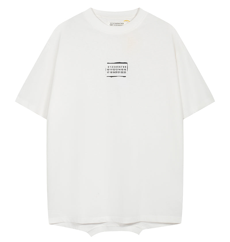 Maison Margiela MM6 Casual Logo T-shirt White