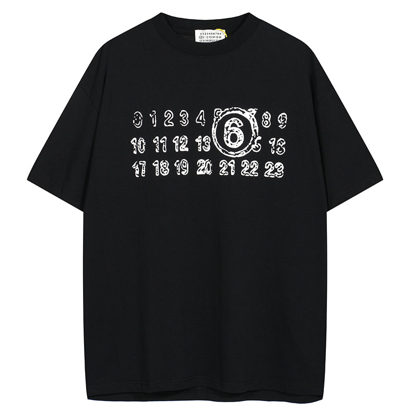 MM6 by Maison Martin Margiela T Shirt Black