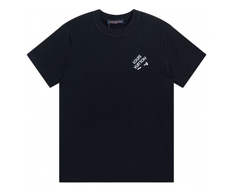 Louis Vuitton Signature Short-Sleeved T-Shirt Black
