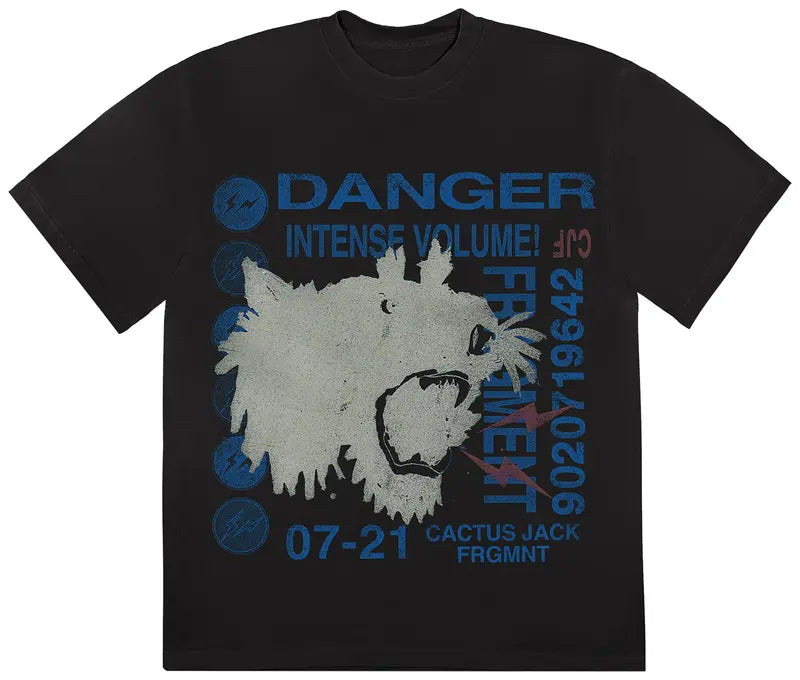Cactus Jack by Travis Scott For Fragment Danger Tee 'Black'
