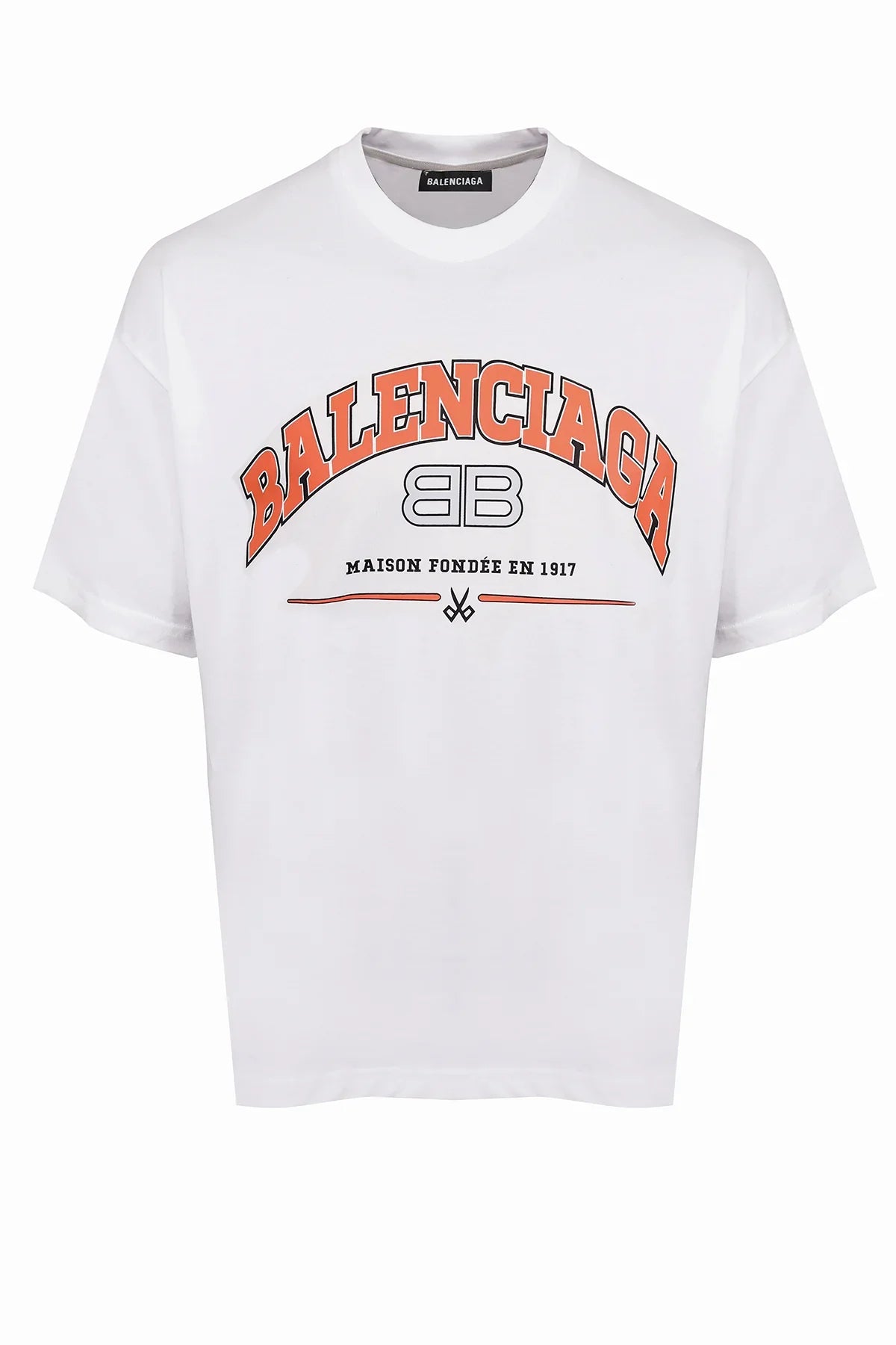 Balenciaga Maison Fondee T Shirt White
