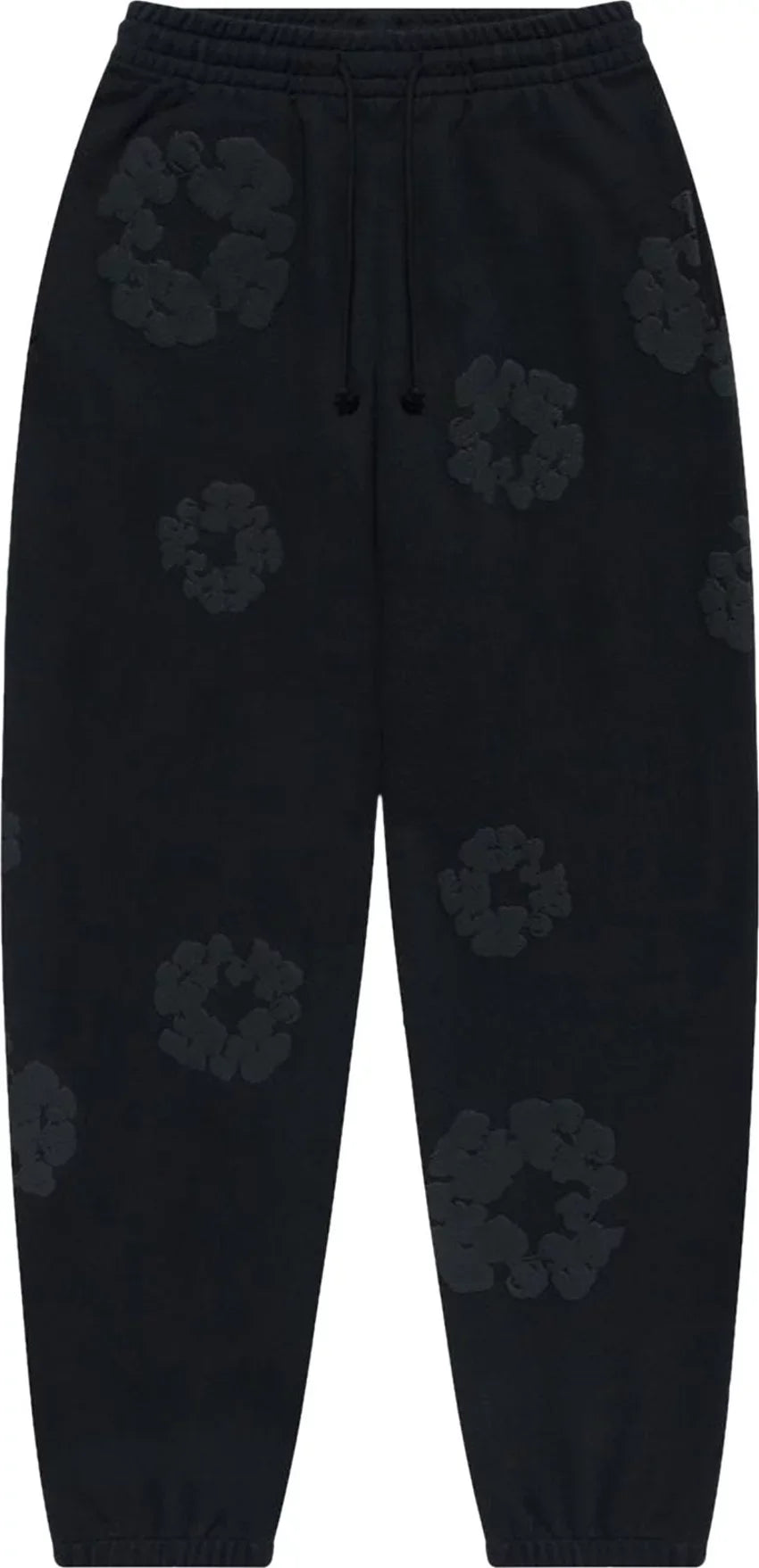 Denim Tears The Cotton Wreath Sweatpant Black/Monochrome